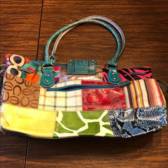 Colorful Patchwork Purse - Picture 2 of 6